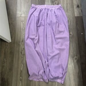 Free People Lilac Elastic Waist Pants